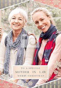 Special Mother-In-Law Photo Christmas Card