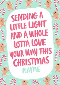 Tap to view A whole lotta Love Personalised Christmas Card