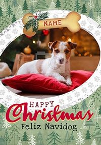 Tap to view Feliz Navidog Photo Christmas Card