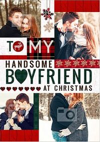 Tap to view To My Boyfriend At Christmas Photo Card
