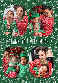Thank You Very Much Photo Christmas Card