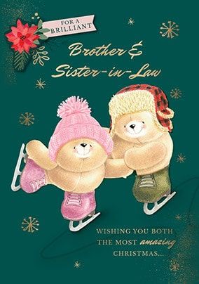 Forever Friends - Brother & Sister-In-Law Personalised Card