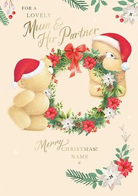 Forever Friends - Mum & Partner Christmas Card