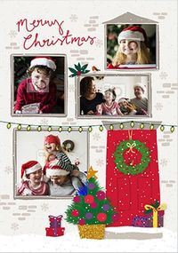 Tap to view Home Sweet Home Across the Miles photo Christmas Card