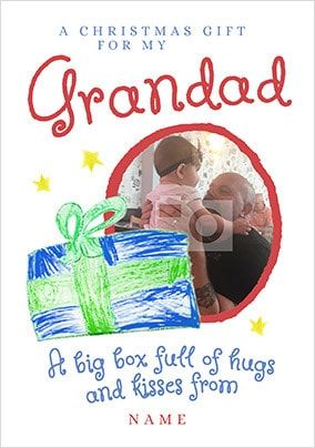 Christmas Gift for Grandad Photo Card