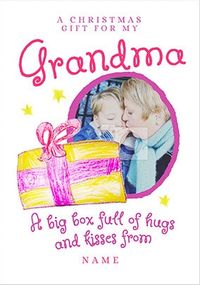 Christmas Gift for Grandma Photo Card