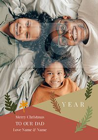 Tap to view Our Dad personalised Christmas Card