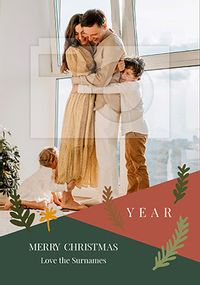 Tap to view Merry Christmas from our Family personalised Card