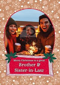 Tap to view Brother & Sister-In-Law at Christmas Photo Card