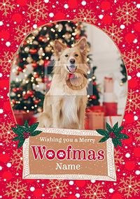 Merry Woofmas Photo Christmas Card