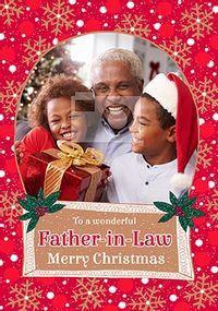 Tap to view Wonderful Father-In-Law at Christmas Photo Card