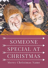 Tap to view To Someone Special at Christmas Photo Card