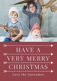 Very Merry Christmas Photo Card