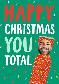 Happy Christmas You Total Cracker Funny Photo Card