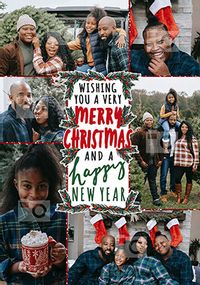 Tap to view Merry Christmas & Happy New Year Berries Photo Card