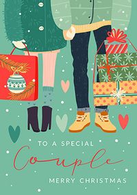 Special Couple Merry Christmas Personalised Card