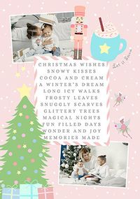 Tap to view Christmas Wishes Snowy Kisses Photo Card