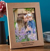 Tap to view Mother's Day Personalised Wooden Photo Frame - Portrait