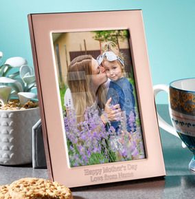 Mother's Day Personalised Metal Photo Frame - Portrait