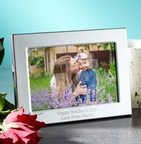 Tap to view Mother's Day Personalised Metal Photo Frame - Landscape