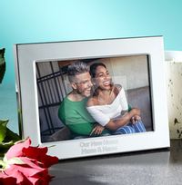 Tap to view New Home Personalised Metal Photo Frame - Landscape