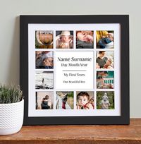 Tap to view New Baby Photo Collage Frame