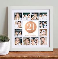 21st Birthday Collage Frame
