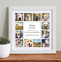 Dog Photo Collage Frame