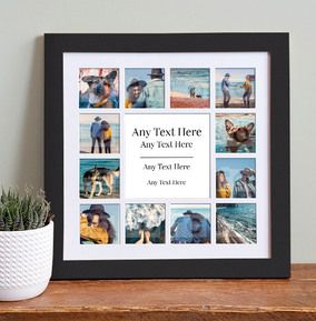 Any Text Photo Collage Frame