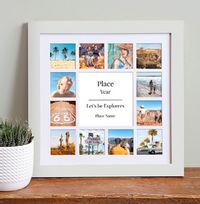 Travel Photo Collage Frame