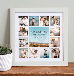 Any Text & Extra Image Collage Frame