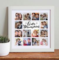 Tap to view Our Memories Photo Collage Frame