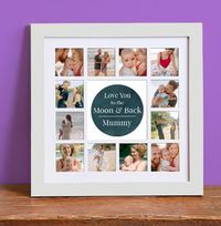 Tap to view Mummy To the Moon and Back Photo Collage Frame