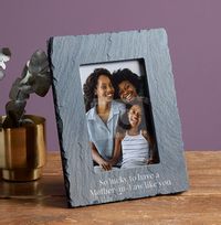 Tap to view All That You Do Mother-In-Law Personalised Slate Photo Frame - Portrait