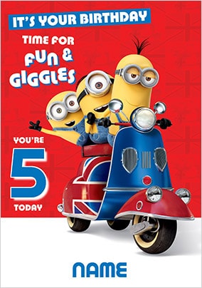 Minions - 5 today fun and giggles
