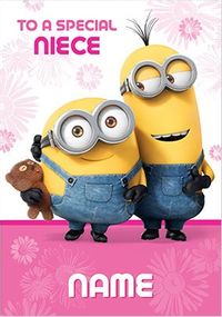 Tap to view Minions - To a Special Niece