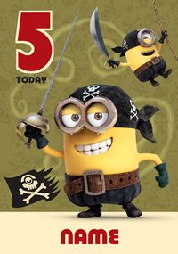 Minions - Pirate's A-Hoy 5th Birthday