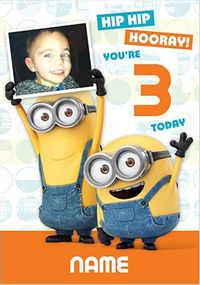 Tap to view Minions - Photo Upload 3rd Birthday