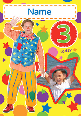 ANY NAME AGE RELATION MR TUMBLE PERSONALISED BIRTHDAY CARD 