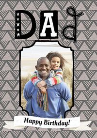 Dad Happy Birthday Photo Card