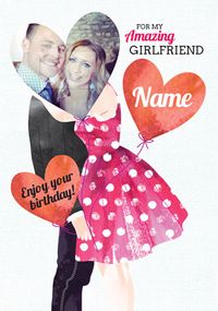 Romance - Birthday Card Amazing Girlfriend Photo Upload