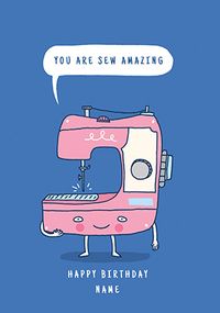 Sew Amazing Birthday Card