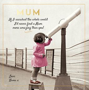 Amazing Mum Personalised Card