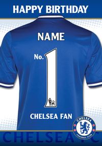 Chelsea - No. 1 Chelsea Fan Shirt Card