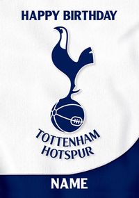 Tottenham Hotspur Club Crest Birthday Card
