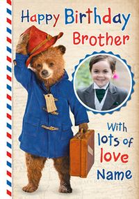 Tap to view Paddington Bear Birthday Card - Brother Birthday Card