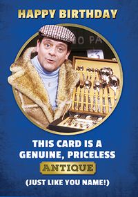 Tap to view Only Fools and Horses Priceless Antique Birthday Card
