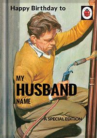 Tap to view Husband Ladybird Book Birthday Card