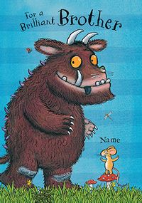 The Gruffalo - Brilliant Brother Personalised Card