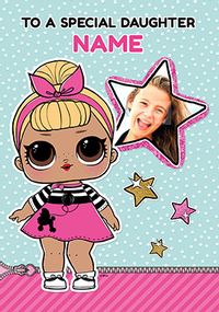 Tap to view LOL Surprise Photo Upload Daughter Personalised Birthday Card